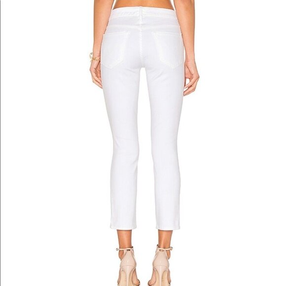 Mother The Looker Crop Glass Slipper Jeans - Picture 2 of 16
